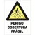 Placa de Perigo Cobertura Fragil - comprar online