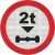 Placa de Trânsito - R17 – Sinalização Viária – Peso Máximo Permitido Por Eixo