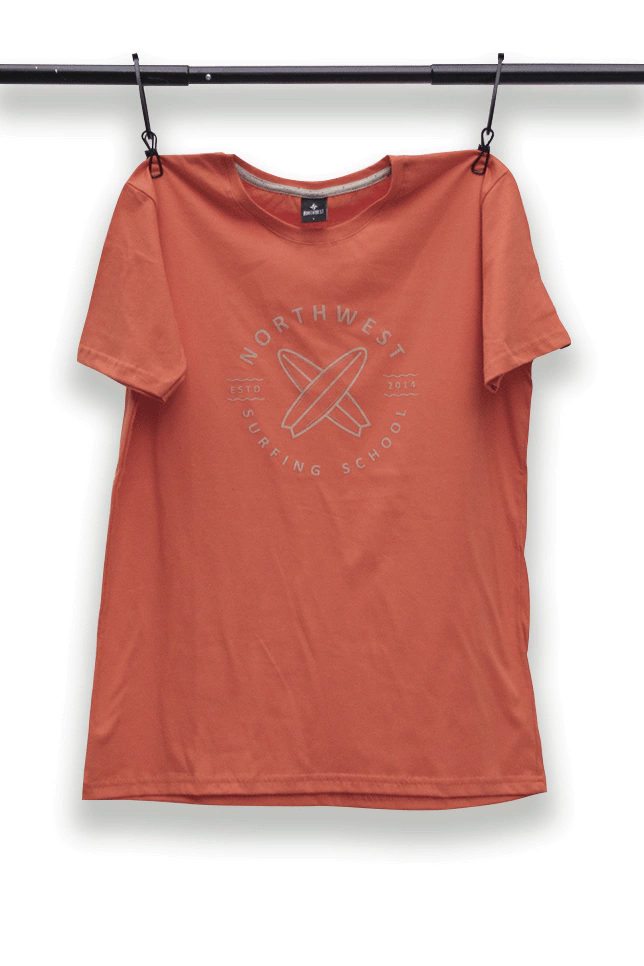 Remera Surfing naranja