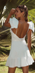 VESTIDO TRICOLINE BABADOS DECOTE - comprar online