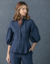 CONJUNTO AZUL BLUSA PEPLUM - comprar online