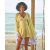 TOP TRICOT AMARELO