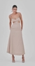 VESTIDO STRAPLESS AREIA na internet