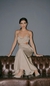 VESTIDO STRAPLESS AREIA