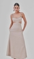 VESTIDO STRAPLESS AREIA - comprar online