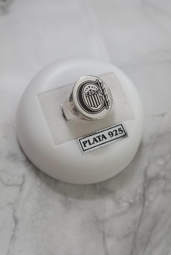 Anillo Rosario Central Plata925