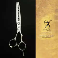 Titan tesoura desfiadeira dentes na lâmina superior - comprar online