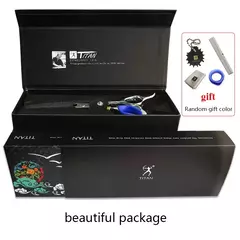 Titan tesoura desfiadeira dentes na lâmina superior na internet