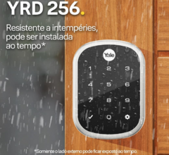 Fechadura Eletrônica Yale YRD 256 BP - Porta de Correr