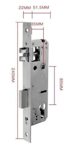 Fechadura Eletrônica Milre Perfil Tech 4100 - IP66 - Tuya WiFi