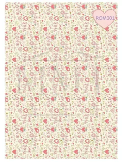 Diseño romántico rojo