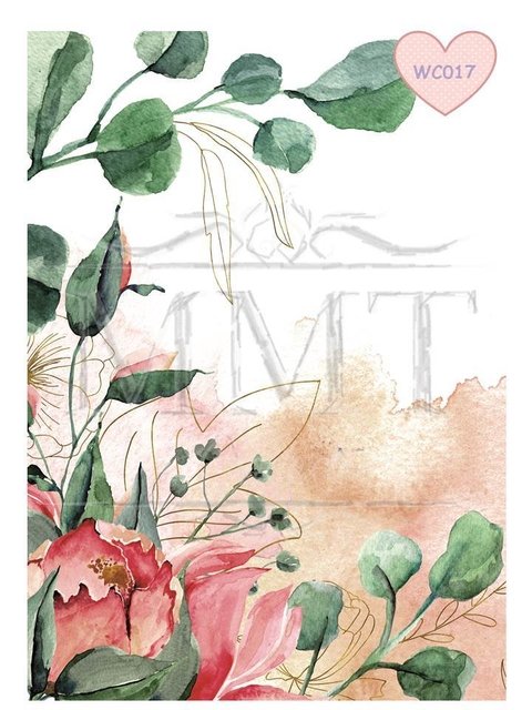 Diseño acuarela de flores