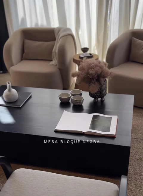 MESA BLOQUE NEGRA