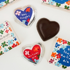 Cajita dos corazones floreada en internet