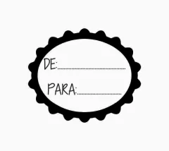 Sellos "de, para" en internet