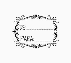 Sellos "de, para" - tienda online