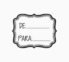 Sellos "de, para"