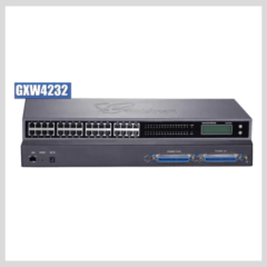 Gateway VoIP Grandstream GXW4232 com 32 portas FXS e porta Gigabit para telefonia IP - comprar online