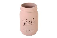 FRASCO DECORATIVO ROSA AGUA 7x12.5h