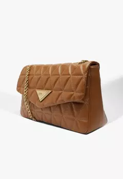 Bolsa Grande Tiracolo 944 Matelassê Couro amendoa na internet