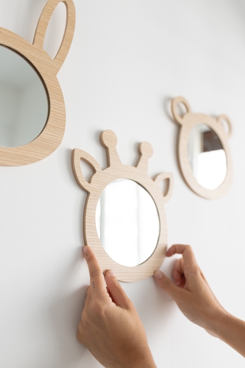 SET ESPEJOS ANIMALITOS KIDS