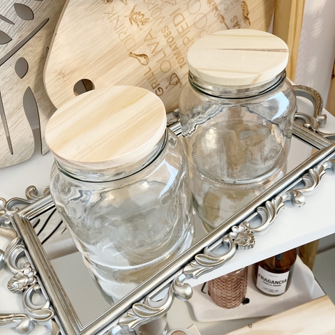 FRASCO XL TAPA MADERA