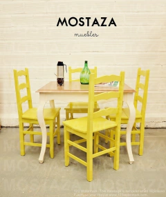 Silla Colonial - MOSTAZA Muebles