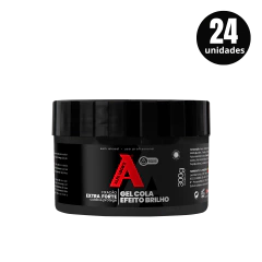 Kit 24 Un Gel Cola Efeito Brilho 300Gr- Alfa Look'S - SITE DOS BARBEIROS 