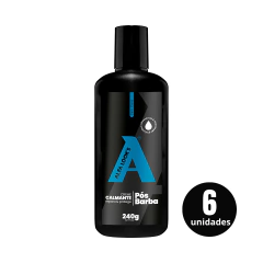 Kit 6 Creme Calmante Pós Barba Menthol 240gr - Alfa Look'S na internet
