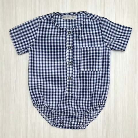 Camisa body OTTO cuadrile azul