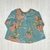 Camisa CAMILA celeste flor - comprar online