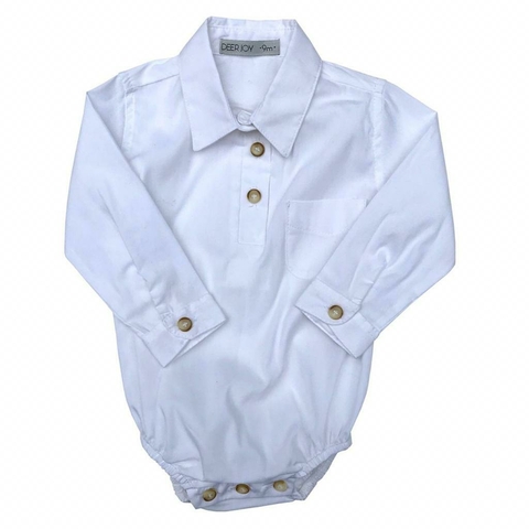 Camisa body SIMON blanca - comprar online