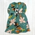Vestido FRANCA verde flor - comprar online