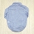 Camisa body SIMON cuadrille celeste - comprar online