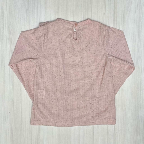 Remera VERA rosa lino