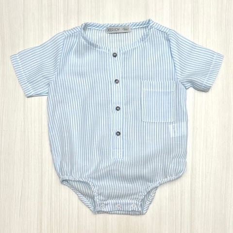 Camisa body OTTO rayado celeste