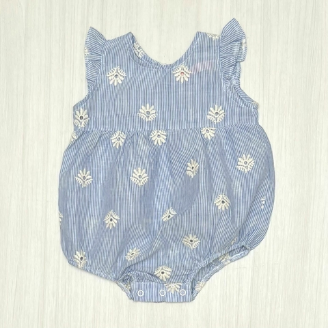 Osito ALMA rayado bordado