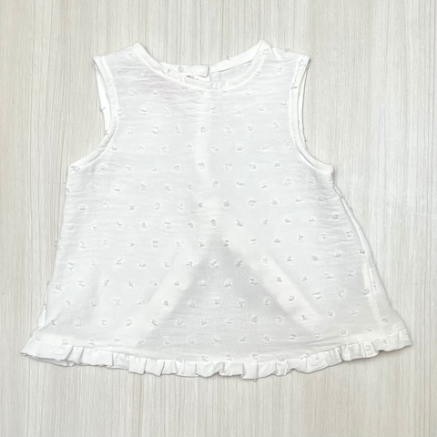 Blusa PAZ blanco plumeti