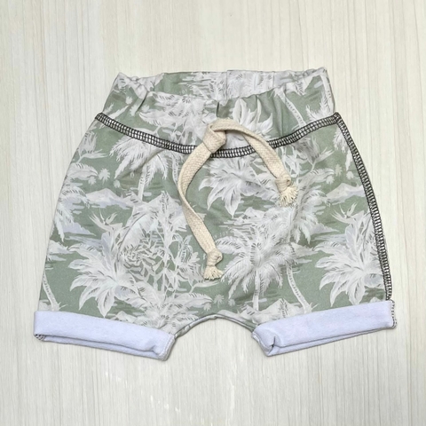 Short ADOLFO palmeras verde