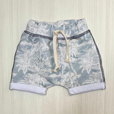 Short ADOLFO palmeras azul