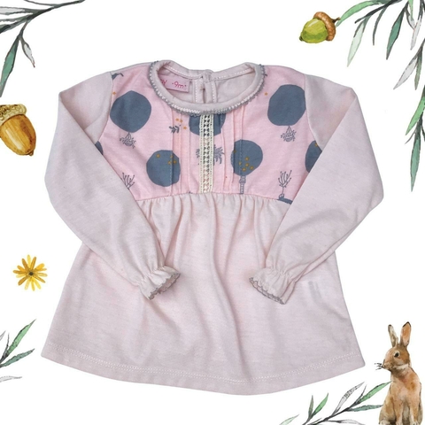 Remera PAULA rosa globos - comprar online