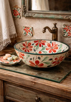 BACHA FLORES ROJAS - comprar online