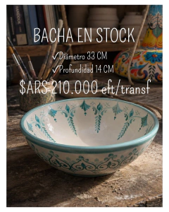 BACHA ESTILO CAMPIÑA