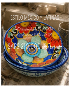 BACHAS EN ESTILO MEXICO Y FLORES LATINAS