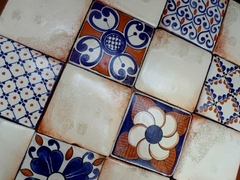 AZULEJOS ARTESANALES ESTILO COLONIAL en internet