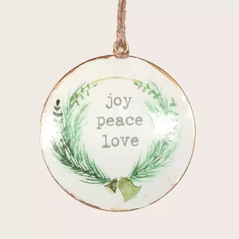 Adorno Navideño Colgante Esfera Joy