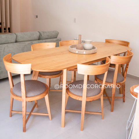 Mesa Vintage Extensible (tapa paraiso o blanca) 160 a 205cm