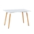 Mesa Tulip escandinava 120 x 80 Blanca - tienda online