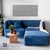 Sofá Curvy 195 x 95 cm + Puff - Pana Asia Blue