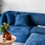 Sofá Curvy 195 x 95 cm + Puff - Pana Asia Blue - comprar online